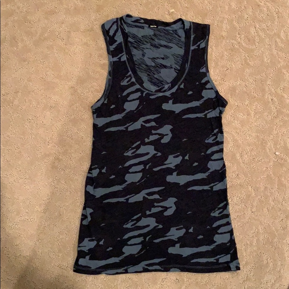 Monrow Camo Tank in Black